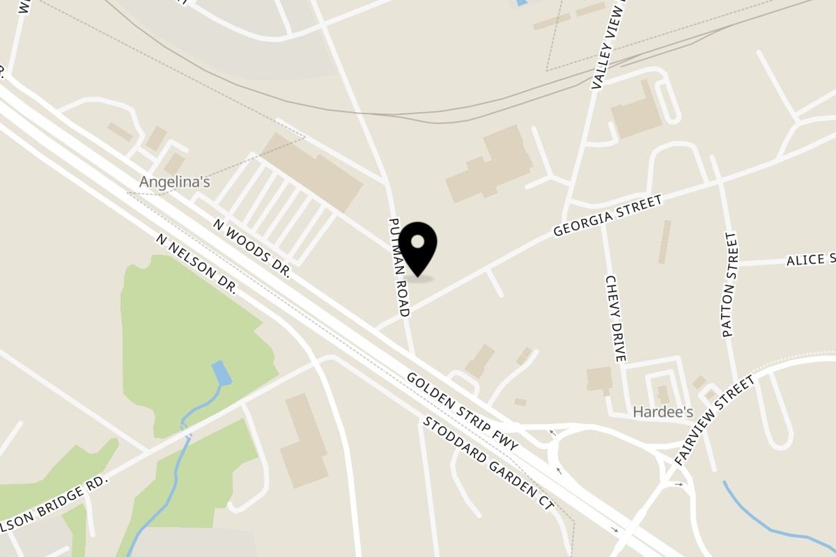 Map showing the location of Kraken Mar y Tierra on 918 Georgia St in Fountain Inn